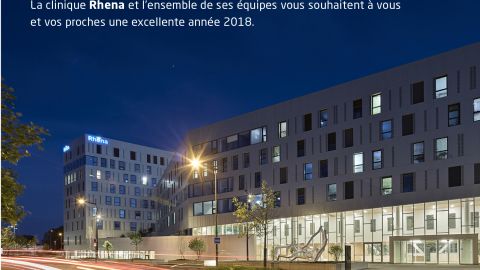 Clinique Rhena Strasbourg meilleurs voeux 2018 