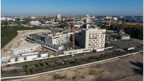 Vue Aérienne de la Clinique Rhéna Strasbourg 2015